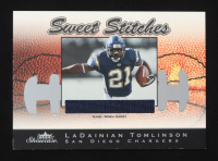 LaDainian Tomlinson 2003 Fleer Showcase Sweet Stitches Jerseys #15 #798/899 at PristineAuction.com