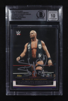 Bret "Hit Man" Hart Signed 2014 Topps WWE Road to WrestleMania 30 Years of WrestleMania #26 (Beckett | Auto Grade BGS 10) at PristineAuction.com