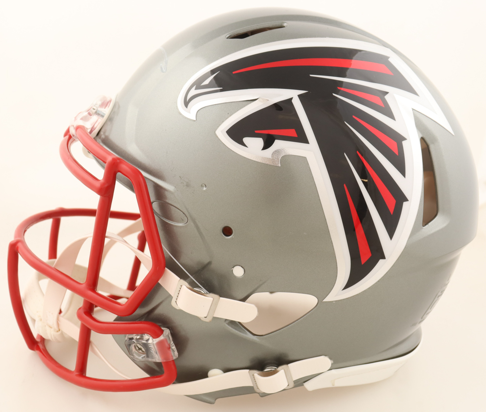 Deion Sanders Signed Falcons Full-Size Authentic On-Field Flash Alternate Speed Helmet (Beckett) at PristineAuction.com Deion Sanders Signed Falcons Full-Size Authentic On-Field Flash Alternate Speed Helmet (Beckett) at PristineAuction.com