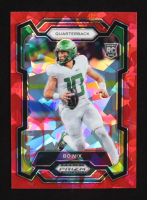 Bo Nix 2024 Panini Prizm Draft Picks Prizms Red Ice #105 RC at PristineAuction.com