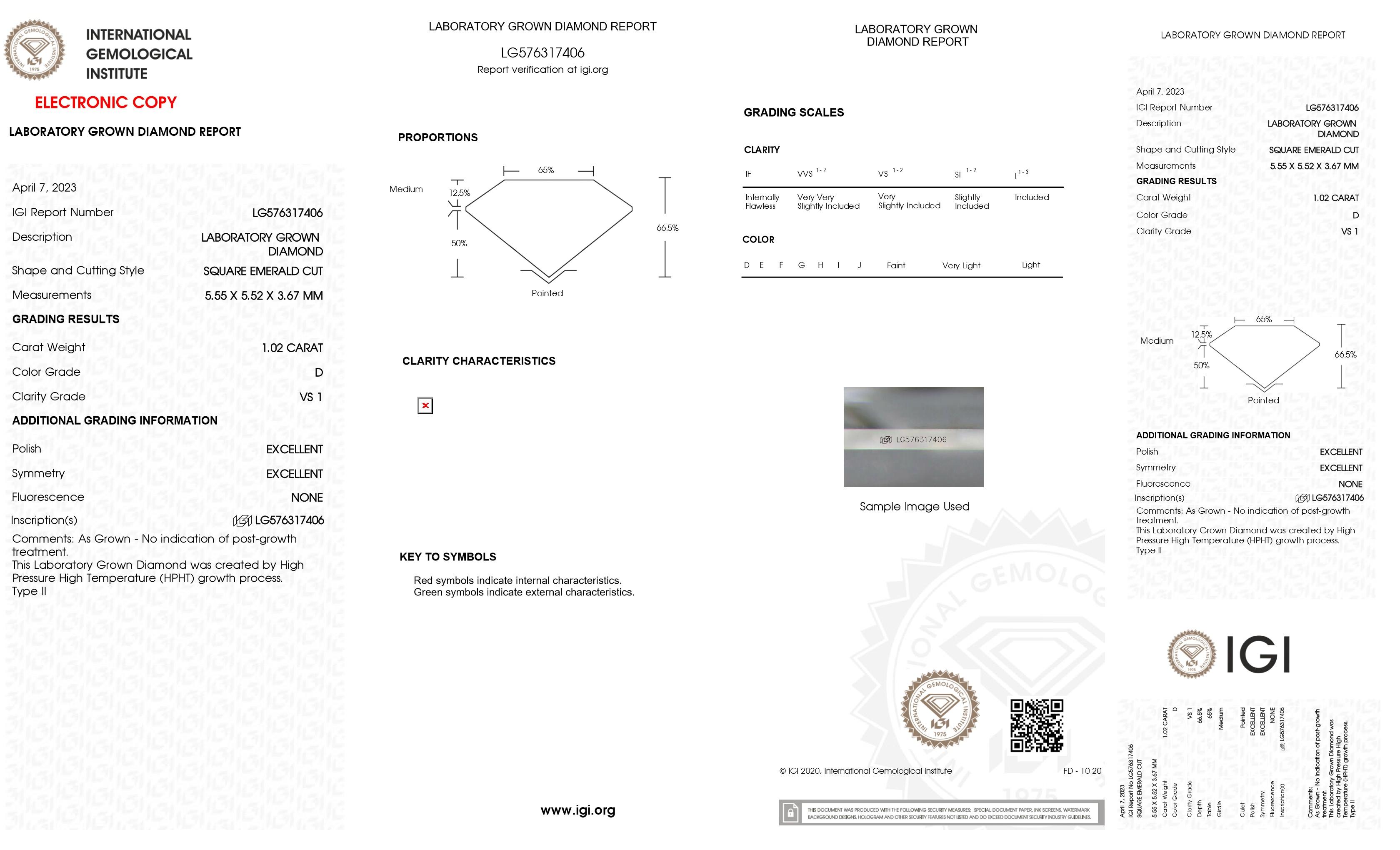 1.02 Carats Lab Grown Diamond Loose D, VS1 | $1,400 Estimated Retail Value (UGL & IGI Certs) | Brand New at PristineAuction.com 1.02 Carats Lab Grown Diamond Loose D, VS1 | $1,400 Estimated Retail Value (UGL & IGI Certs) | Brand New at PristineAuction.com