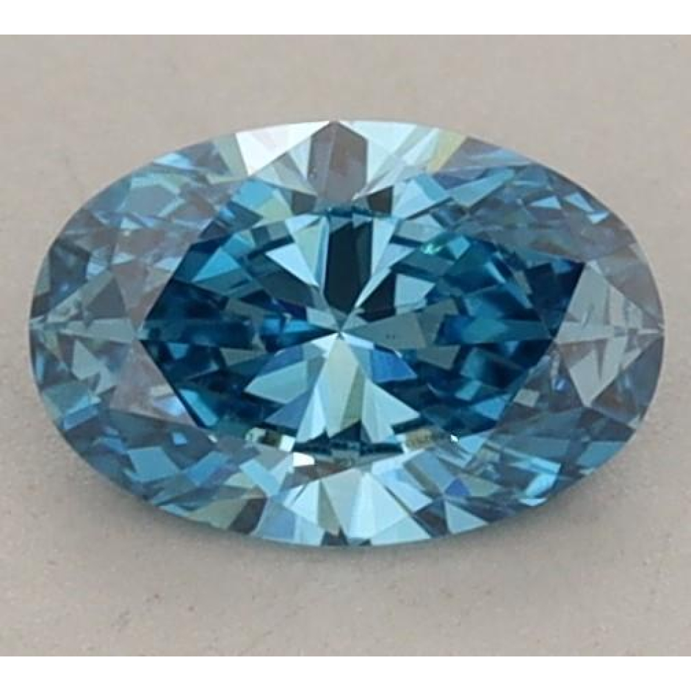 .50 Carats Lab Grown Blue Diamond Loose SI1 | (IGI Cert) at PristineAuction.com