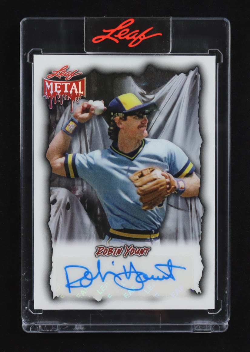 Robin Yount 2025 Leaf Metal Halloween White Ghost Auto #BA-RY1 #1/5 at PristineAuction.com Robin Yount 2025 Leaf Metal Halloween White Ghost Auto #BA-RY1 #1/5 at PristineAuction.com