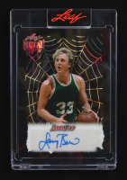 Larry Bird 2025 Leaf Metal Halloween Black Spiderweb Auto #BA-LB1 #1/3 at PristineAuction.com