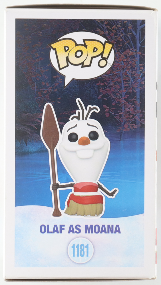 Josh Gad Signed "Disney Olaf Presents" #1181 Olaf As Moana Funko Pop! Vinyl Figure Inscribed "Olaf" (JSA) at PristineAuction.com Josh Gad Signed "Disney Olaf Presents" #1181 Olaf As Moana Funko Pop! Vinyl Figure Inscribed "Olaf" (JSA) at PristineAuction.com