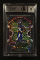 Justin Jefferson Signed 2020 Select Prizm Tri Color Die Cut #61 RC (Beckett | Auto Grade BGS 10) at PristineAuction.com