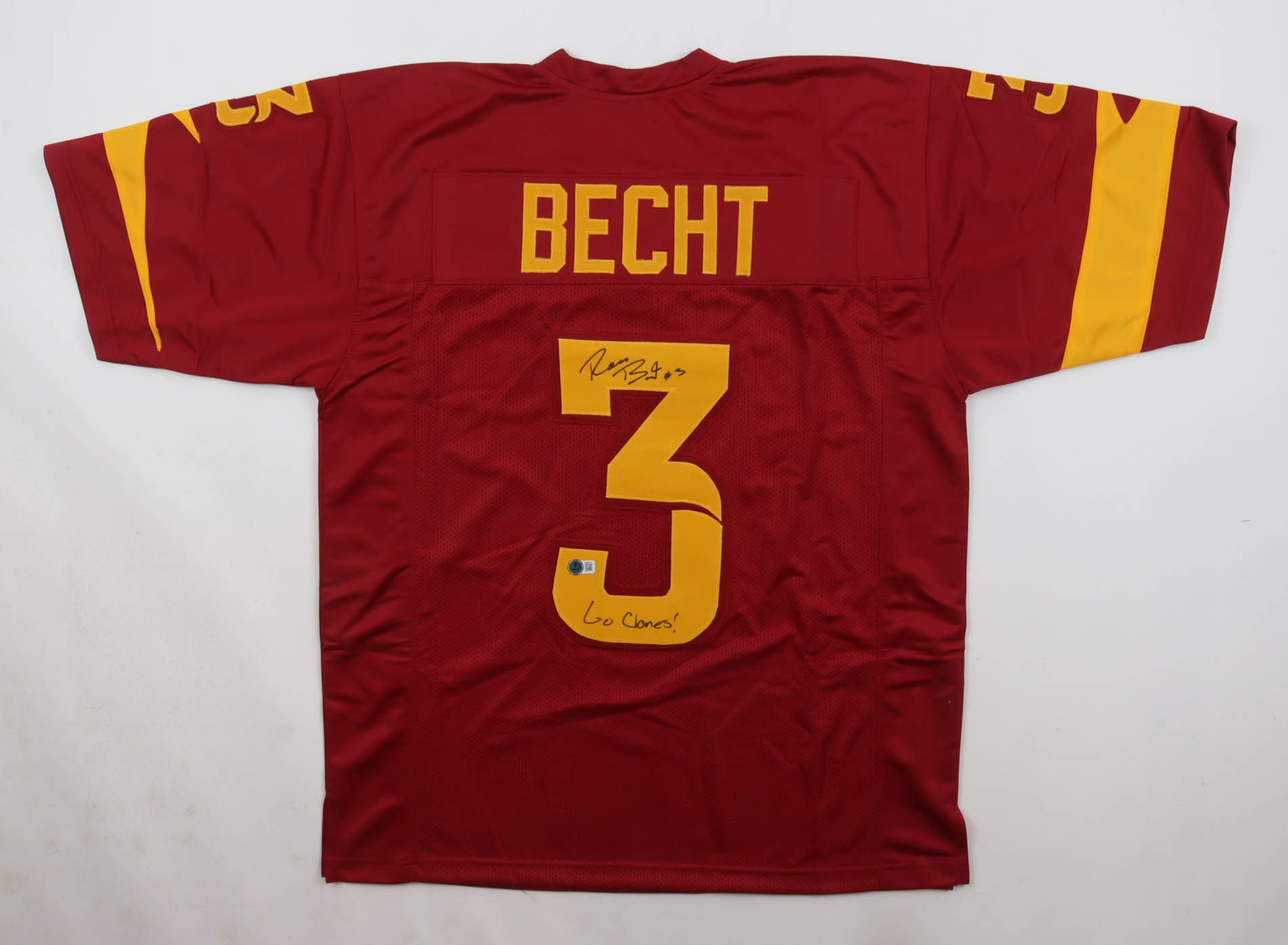 Rocco Becht Signed Jersey Inscribed "Go Clones!" (Beckett) at PristineAuction.com Rocco Becht Signed Jersey Inscribed "Go Clones!" (Beckett) at PristineAuction.com
