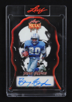 Barry Sanders 2025 Leaf Metal Halloween Mike Myers Orange Die-Cut Auto #M-BS1 RC #1/3 at PristineAuction.com