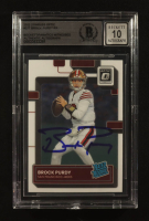 Brock Purdy Signed 2022 Donruss Optic #277 RR RC (Beckett | Auto Grade BGS 10) at PristineAuction.com