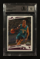 Chris Paul Signed 2005-06 Topps Chrome #168 RC Inscribed "05-06 ROY" (Beckett | Auto Grade BGS 10) at PristineAuction.com