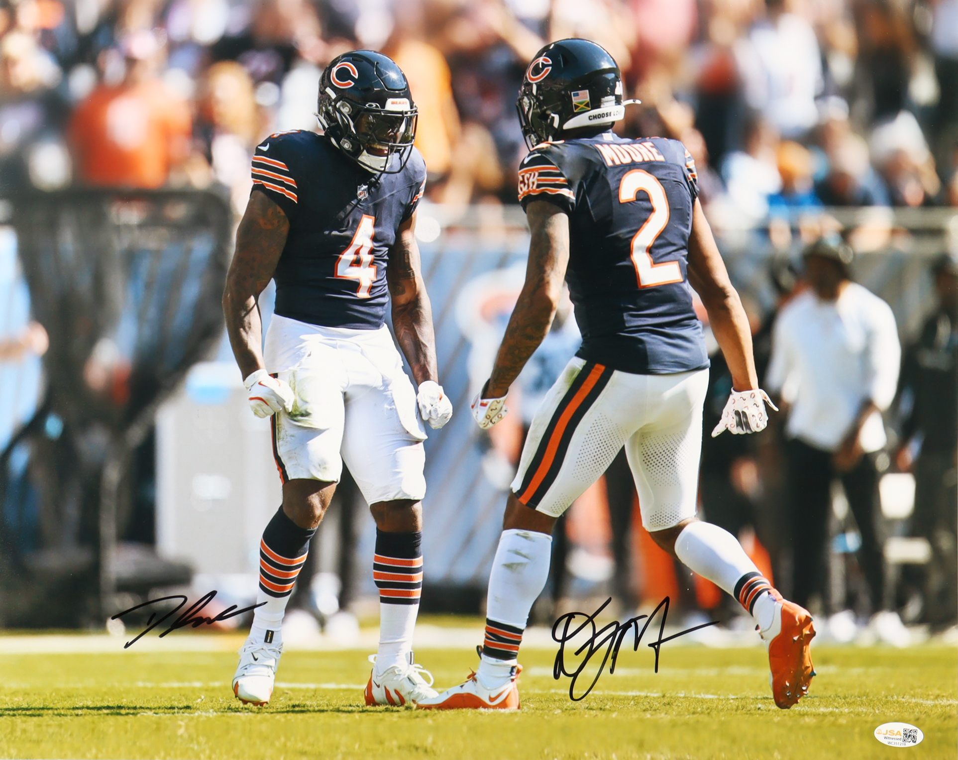 D. J. Moore Signed Bears 16x20 Photo (JSA) at PristineAuction.com D. J. Moore Signed Bears 16x20 Photo (JSA) at PristineAuction.com