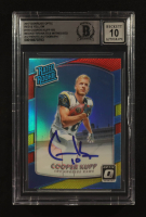 Cooper Kupp Signed 2017 Donruss Optic Red and Yellow #179 RR RC (Beckett | Auto Grade BGS 10) at PristineAuction.com