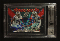 Micah Parsons & Trevon Diggs Signed 2022 Zenith Thunder and Lightning Red #2 (Beckett | Auto Grade BGS 10) at PristineAuction.com