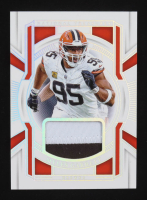 Myles Garrett 2024-25 Panini National Treasures Franchise Treasures Materials Holo Silver #FT-MGT #11/25 at PristineAuction.com