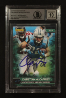 Christian McCaffrey Signed 2017 Panini Instant #76 RC (Beckett | Auto Grade BGS 10) at PristineAuction.com