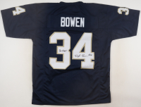 Drayk Bowen Signed Jersey Inscribed "Go Irish!" (JSA) at PristineAuction.com