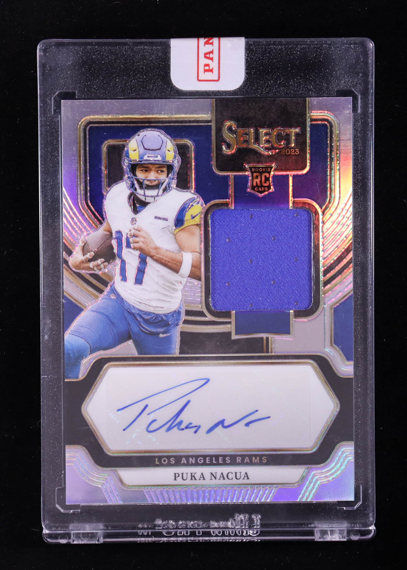 Puka Nacua 2023 Select Rookie Signature Memorabilia Prizm #4 RC #050/199 at PristineAuction.com Puka Nacua 2023 Select Rookie Signature Memorabilia Prizm #4 RC #050/199 at PristineAuction.com