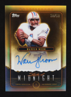 Warren Moon 2024 Topps Midnight Stroke of Midnight Autographs Summer Solstice #SMA-WM #30/50 at PristineAuction.com