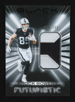 Brock Bowers 2025 Panini Black Futuristic Jerseys #15 #193/199 at PristineAuction.com
