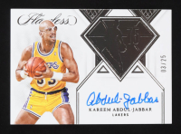 Kareem Abdul-Jabbar 2021-22 Panini Flawless 75th Team Autographs #20 #03/25 at PristineAuction.com