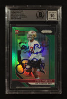 Fred Warner Signed 2018 Panini Prizm Prizms Green #257 RC (Beckett | Auto Grade BGS 10) at PristineAuction.com