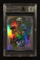 Matthew Stafford Signed 2009 eTopps #3 #339/999 RC (Beckett | Auto Grade BGS 10) at PristineAuction.com