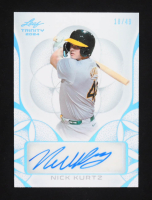 Nick Kurtz 2024 Leaf Trinity Platinum Auto #BA-NK1 RC #18/49 at PristineAuction.com