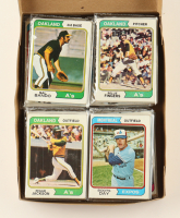 1974 Topps Baseball Cello Fun Pack Vending Box with (20) Packs at PristineAuction.com