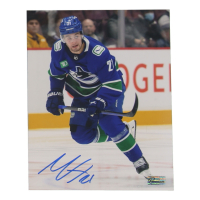 Nils Hoglander Signed Canucks 8x10 Photo (Premium Autographs) at PristineAuction.com