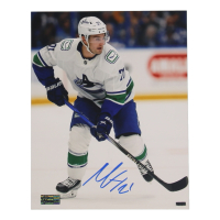 Nils Hoglander Signed Canucks 8x10 Photo (Premium Autographs) at PristineAuction.com