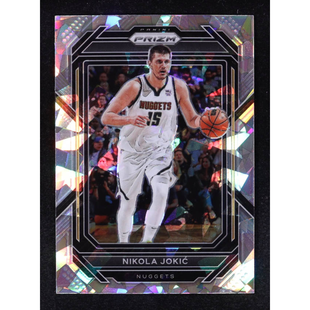 Nikola Jokic 2022-23 Panini Prizm Prizms Ice #39 at PristineAuction.com