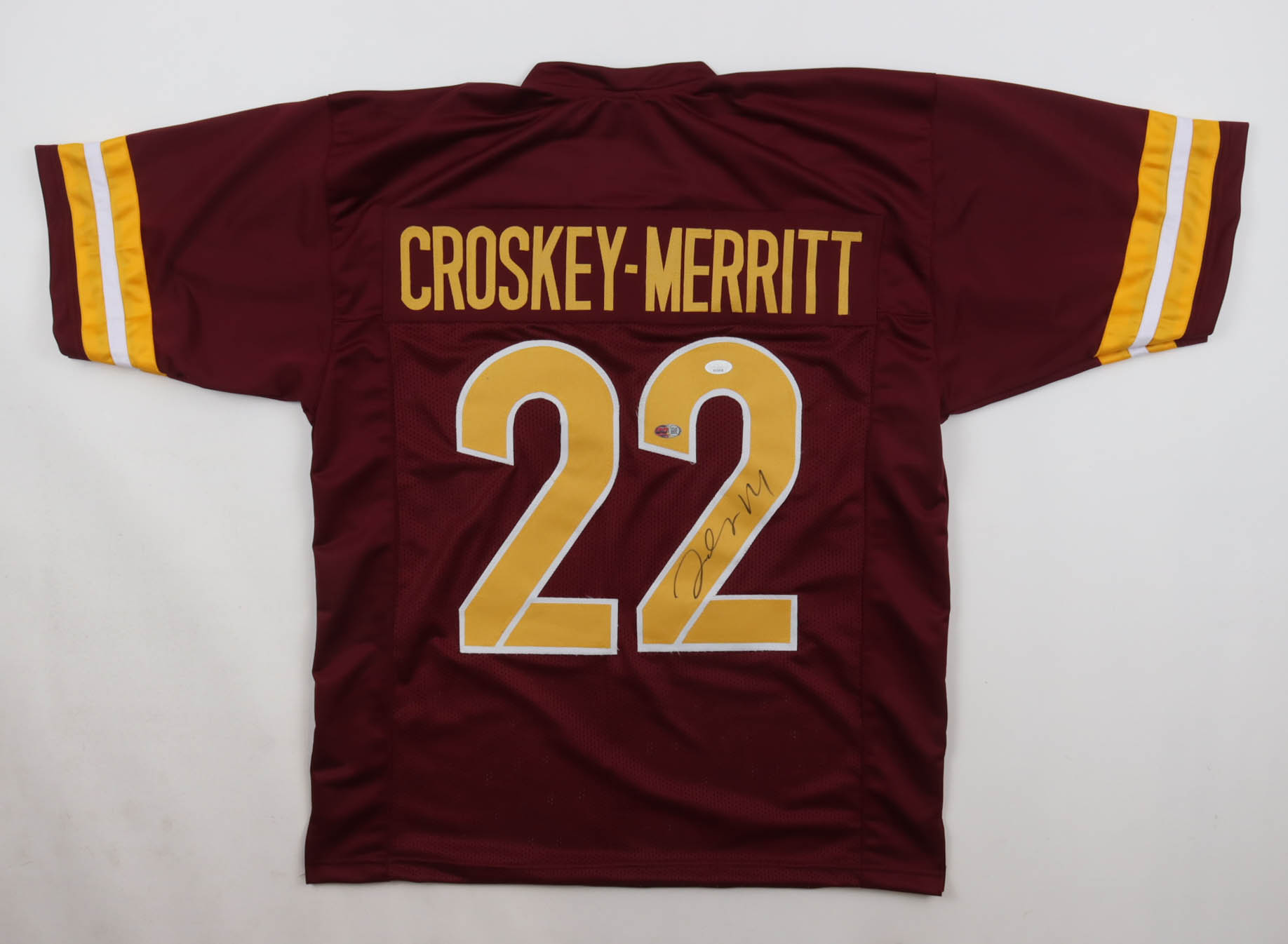 Jacory Croskey-Merritt Signed Jersey (JSA) at PristineAuction.com Jacory Croskey-Merritt Signed Jersey (JSA) at PristineAuction.com