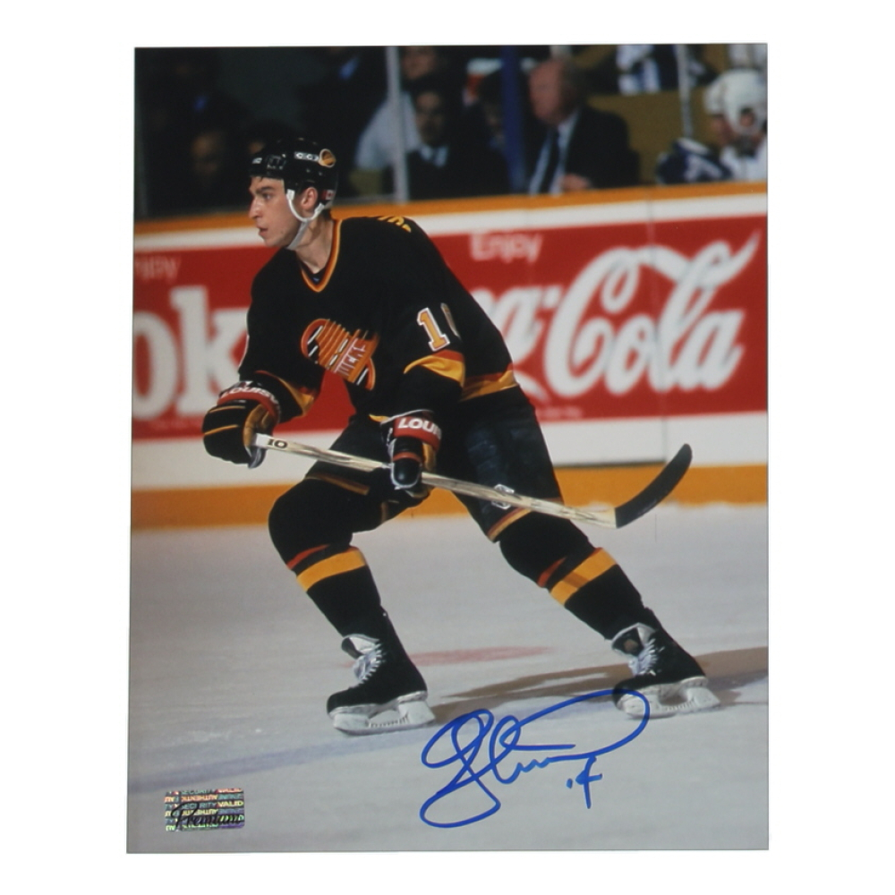 Geoff Courtnall Signed Canucks 8x10 Photo (Premium Autographs) at PristineAuction.com