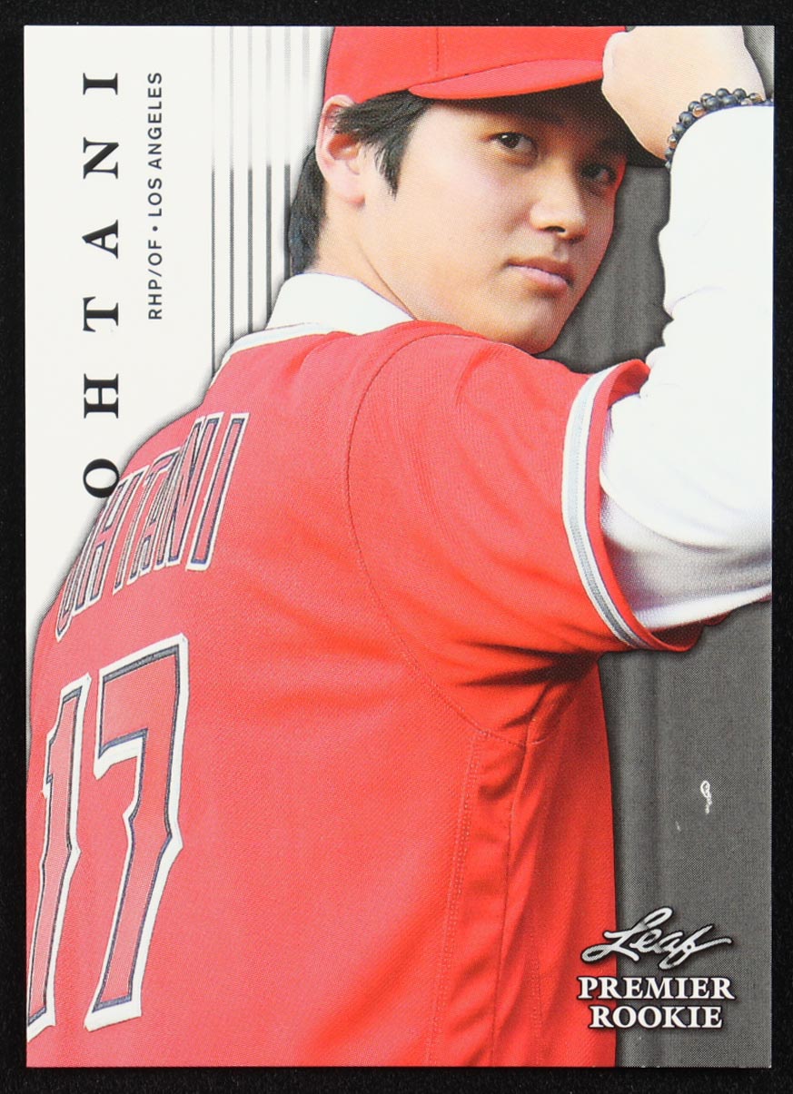 Shohei Ohtani 2018 Leaf Premier Rookies #PR01 RC at PristineAuction.com Shohei Ohtani 2018 Leaf Premier Rookies #PR01 RC at PristineAuction.com