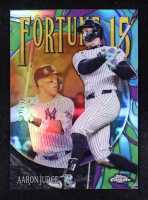 Aaron Judge 2025 Topps Chrome Fortune 15 #F151 at PristineAuction.com