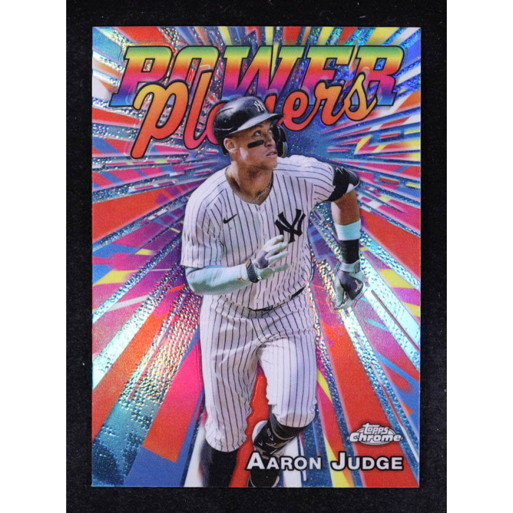 Aaron Judge 2025 Topps Chrome Power Players #PP1 at PristineAuction.com