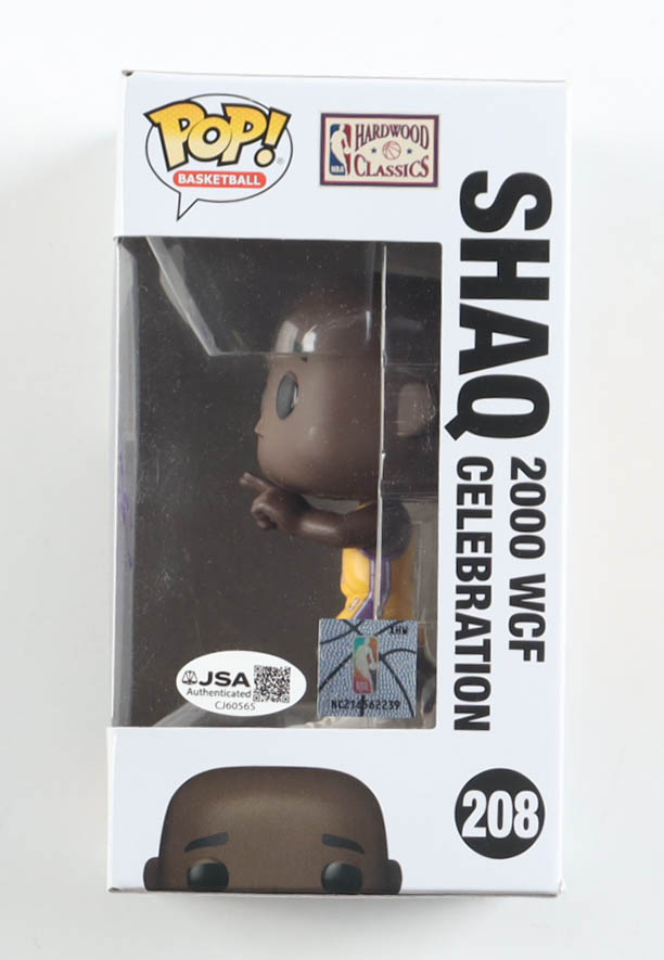 Shaquille O'Neal Signed Lakers #208 Shaq 2000 WCF Celebration Funko Pop! Vinyl Figure (JSA) at PristineAuction.com Shaquille O'Neal Signed Lakers #208 Shaq 2000 WCF Celebration Funko Pop! Vinyl Figure (JSA) at PristineAuction.com