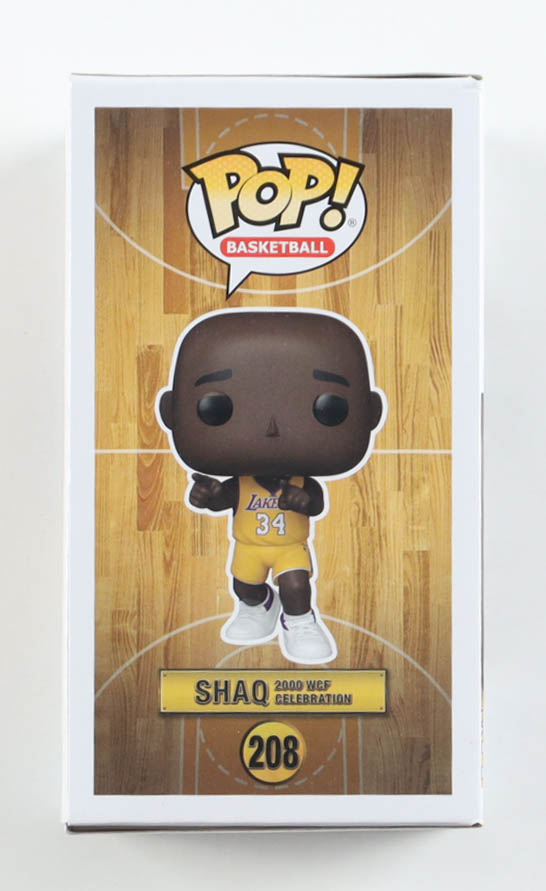 Shaquille O'Neal Signed Lakers #208 Shaq 2000 WCF Celebration Funko Pop! Vinyl Figure (JSA) at PristineAuction.com Shaquille O'Neal Signed Lakers #208 Shaq 2000 WCF Celebration Funko Pop! Vinyl Figure (JSA) at PristineAuction.com