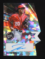 James Wood 2024 Leaf Press Pass Premium Triple Threat Die-Cut Auto #TTL-JW2 RC #10/10 at PristineAuction.com