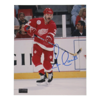 Jamie Macoun Signed Red Wings 8x10 Photo (Premium Autographs) at PristineAuction.com