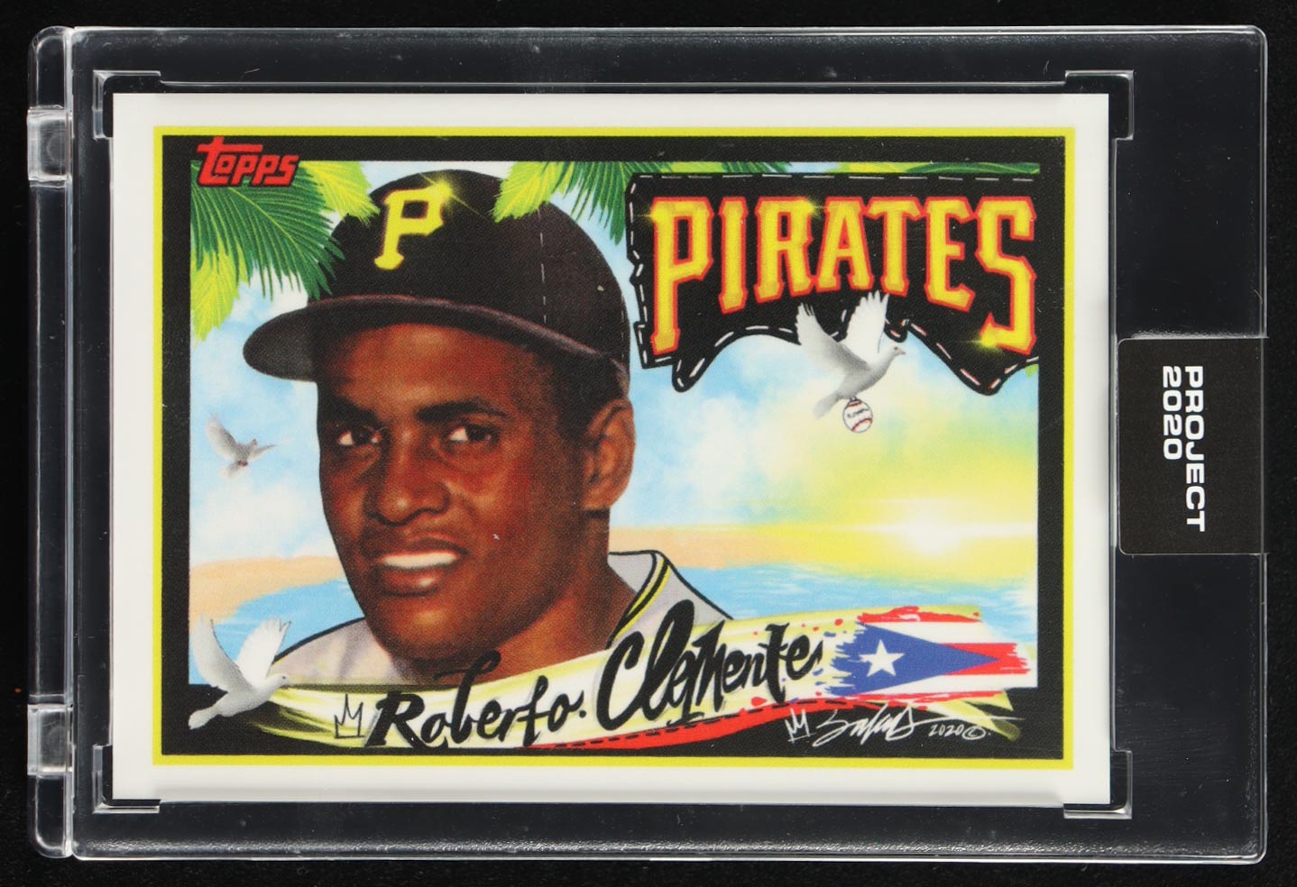 Roberto Clemente 2020 Topps Project 2020 #154 King Saladeen at PristineAuction.com Roberto Clemente 2020 Topps Project 2020 #154 King Saladeen at PristineAuction.com