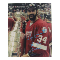 Jamie Macoun Signed Red Wings 8x10 Photo Inscribed "98 SC Champ" (Premium Autographs) at PristineAuction.com