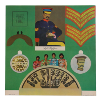 The Beatles "Lonely Hearts Club Band" Vinyl Original Cut Out Insert at PristineAuction.com