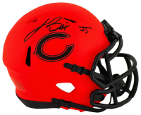 Lance Briggs Signed Bears Rave Alternate Speed Mini Helmet (Schwartz) at PristineAuction.com