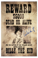 Emilio Estevez Signed "Bill The Kid" 12x18 Poster (Schwartz) at PristineAuction.com