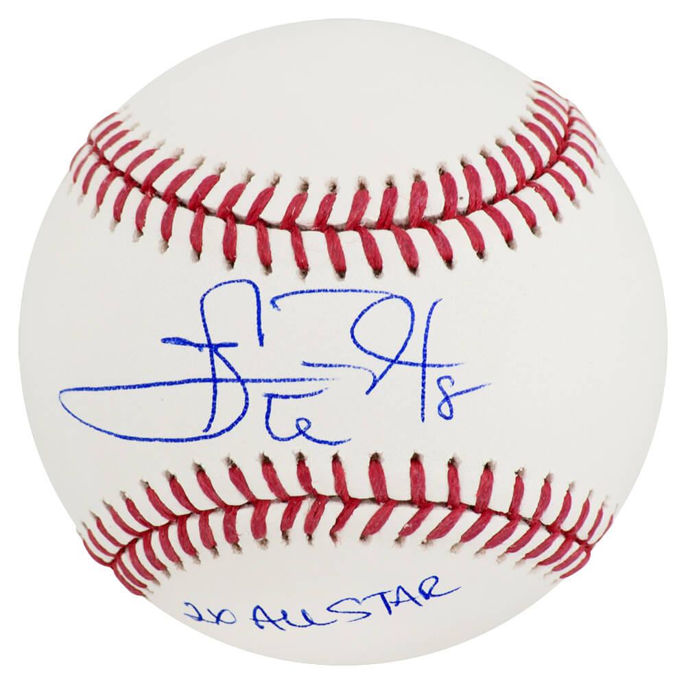 Carl Everett Signed OML Baseball Inscribed "2x All Star" (Schwartz) at PristineAuction.com Carl Everett Signed OML Baseball Inscribed "2x All Star" (Schwartz) at PristineAuction.com