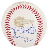 Freddy Garcia Signed Rawlings 2005 World Series Logo Baseball Inscribed "Game 4 Win" (Schwartz) at PristineAuction.com