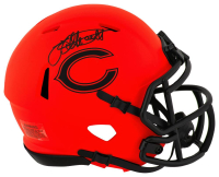 Willie Gault Signed Bears Speed Rave Alternate Mini Helmet (Schwartz) at PristineAuction.com