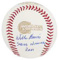 Willie Harris Signed 2005 World Series Logo Baseball Inscribed "Series Winning Run" (Schwartz) at PristineAuction.com