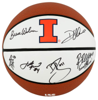 2005 Illinois Fighting Illini Logo Basketball Team-Signed By (6) with Deron Williams, Dee Brown, Luther Head (Schwartz) at PristineAuction.com